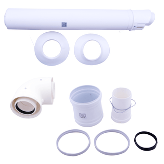 80/125 Horizontal Flue Kit (Cond)