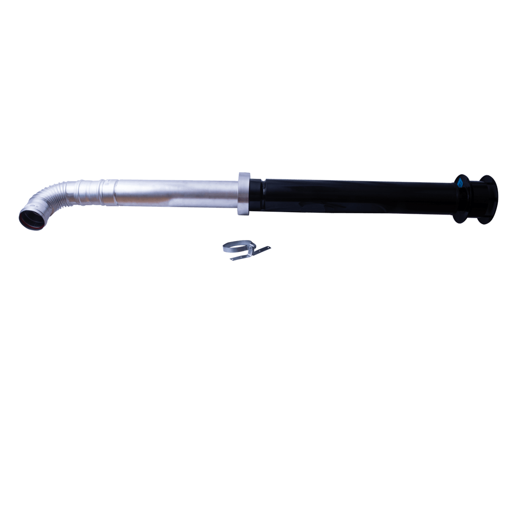 Horizontal Flue Kit 100mm for Tube/UPA