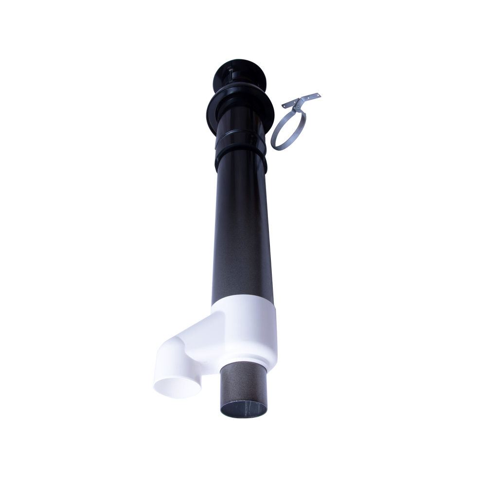 Vertical Flue 100/150 to 100-100 Kit