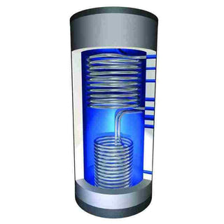 TiSUN twin coil tank (with insulation) 200L BE-SSP 200