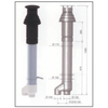 Vertical Flue 100/150 to 100-100 Kit