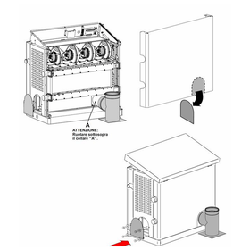 Rear Flue Discharge Kit 150mm