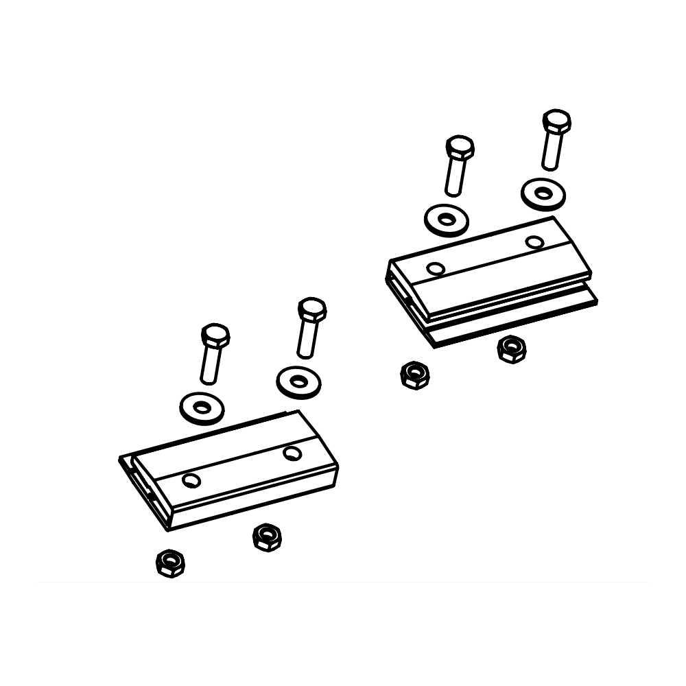 Frame connection kit for additional CSV 14 Vacuum Collector