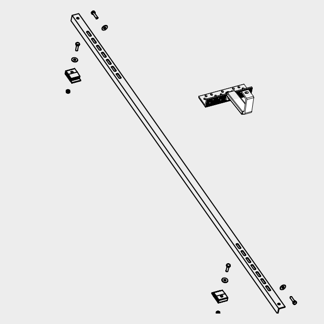 2 brackets kit for slates/tiles CSV 14 Vacuum Collector