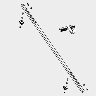 2 brackets kit for slates/tiles CSV 14 Vacuum Collector