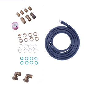 Piping pack for up to 90 HP tubes (10M x DN16 Twin Solarflex)