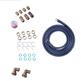 Piping pack for up to 90 HP tubes (10M x DN16 Twin Solarflex)