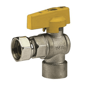 527 - 3/4"x3/4" ball valve with sliding nut (90°yellow)