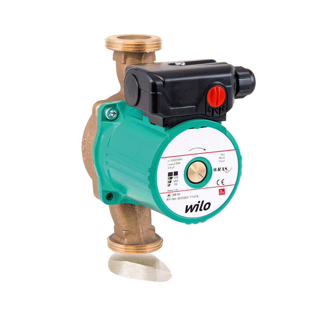 Wilo SB30 bronze recirculation pump 3 speed