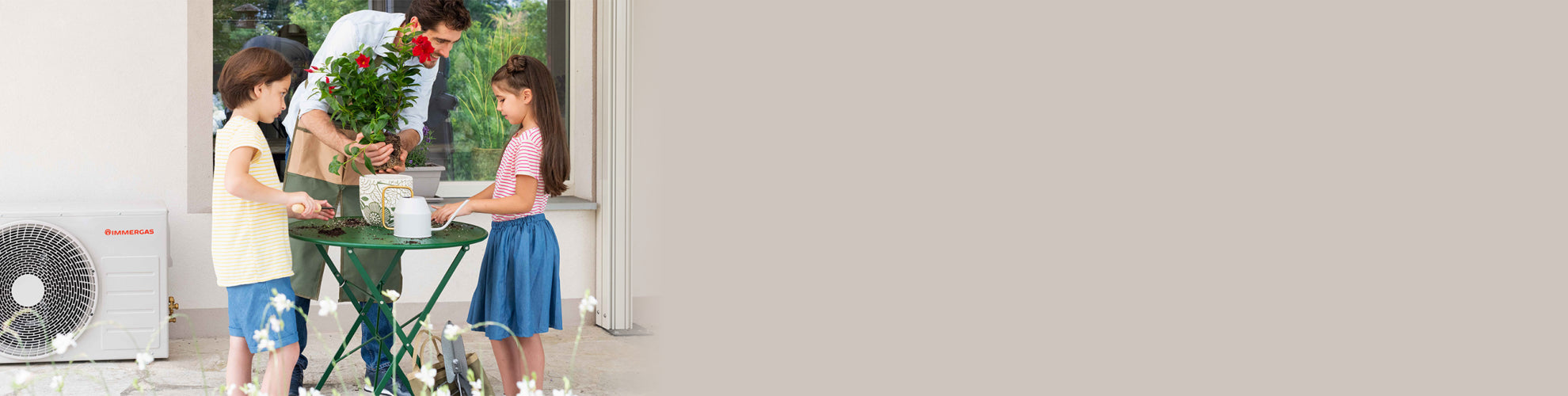We have a heat pump for every house
